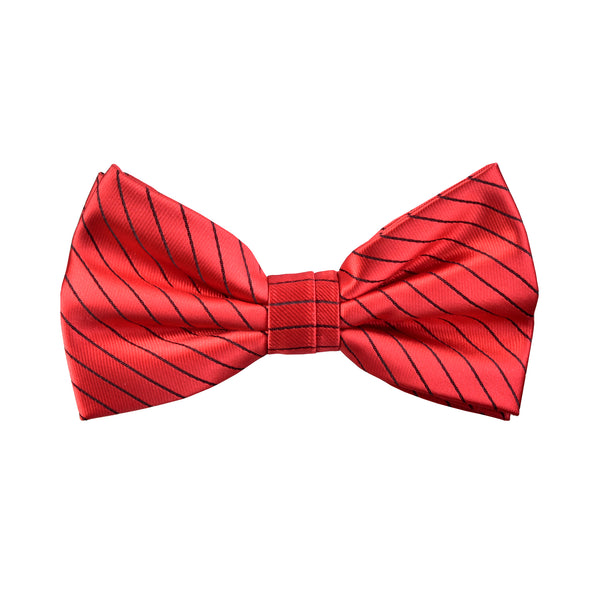 Lined Isaac Bow Tie in Red - Giorgio Mandelli® Official Site | GIORGIO MANDELLI Made in Italy