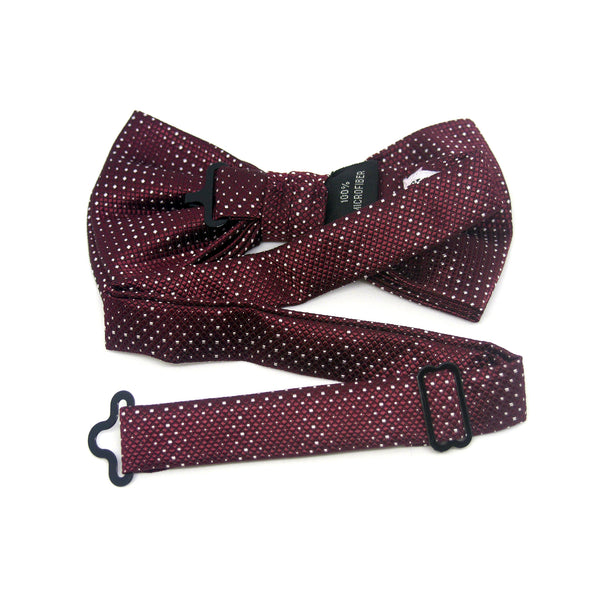 Printed Kingston Bow Tie in Maroon - Giorgio Mandelli® Official Site | GIORGIO MANDELLI Made in Italy