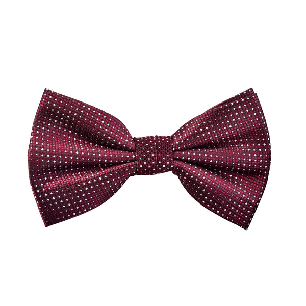Printed Kingston Bow Tie in Maroon - Giorgio Mandelli® Official Site | GIORGIO MANDELLI Made in Italy