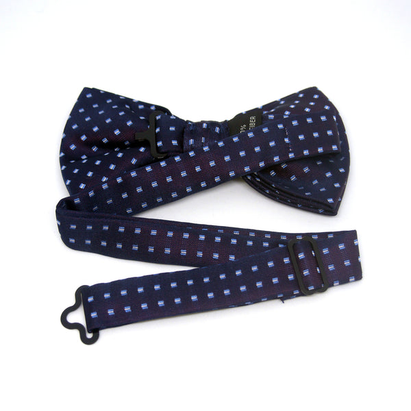 Printed Pearson Bow Tie in Navy Blue - Giorgio Mandelli® Official Site | GIORGIO MANDELLI Made in Italy