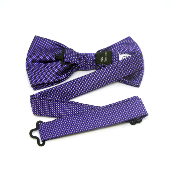 Textured Robin Bow Tie in Purple - Giorgio Mandelli® Official Site | GIORGIO MANDELLI Made in Italy