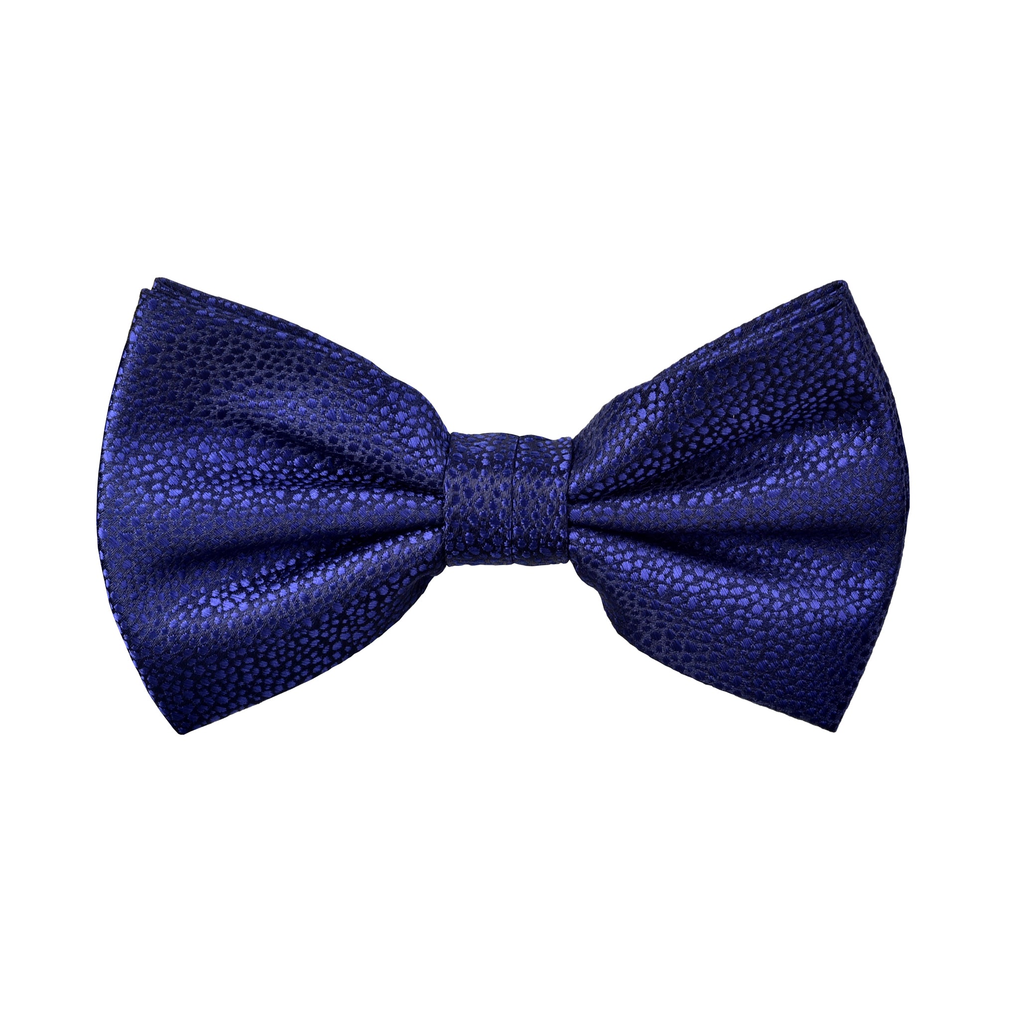 Textured Damon Bow Tie in Navy Blue Reptile - Giorgio Mandelli® Official Site | GIORGIO MANDELLI Made in Italy