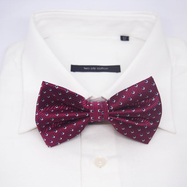 Spotted Selby Bow Tie in Red - Giorgio Mandelli® Official Site | GIORGIO MANDELLI Made in Italy