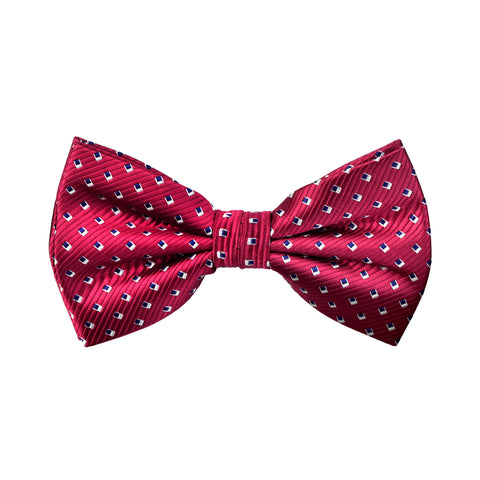 Spotted Selby Bow Tie in Red - Giorgio Mandelli® Official Site | GIORGIO MANDELLI Made in Italy