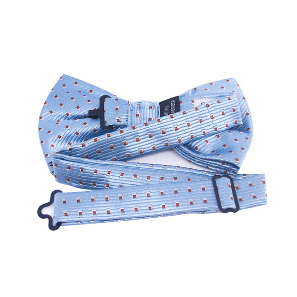 Spotted Selby Bow Tie in Baby Blue - Giorgio Mandelli® Official Site | GIORGIO MANDELLI Made in Italy