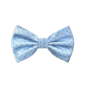 Spotted Selby Bow Tie in Baby Blue - Giorgio Mandelli® Official Site | GIORGIO MANDELLI Made in Italy