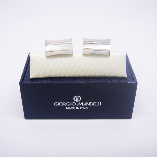Josiah Cufflinks with Mother of Pearl - Giorgio Mandelli® Official Site | GIORGIO MANDELLI Made in Italy