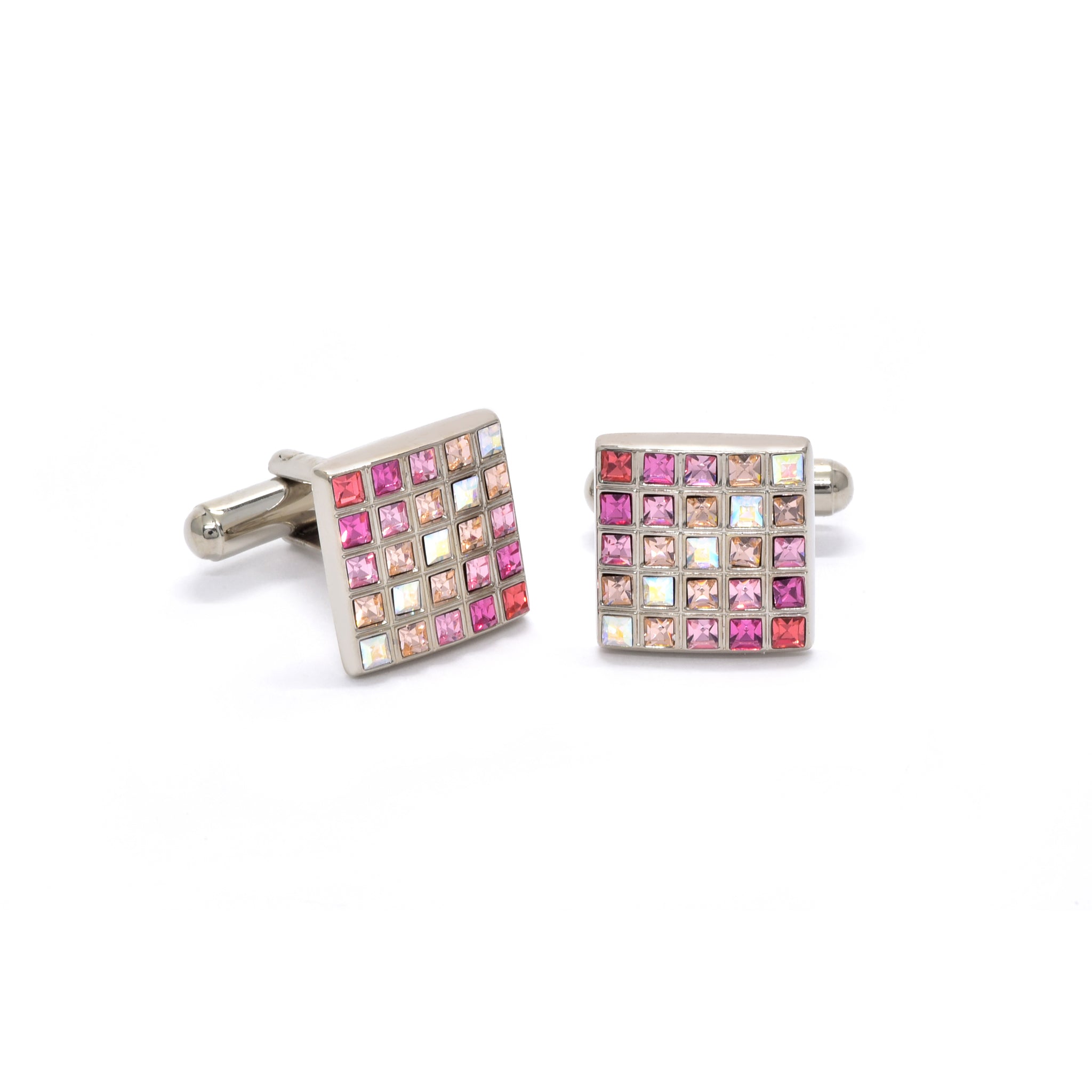 Elon Cufflinks in Shades of Pink - Giorgio Mandelli® Official Site | GIORGIO MANDELLI Made in Italy