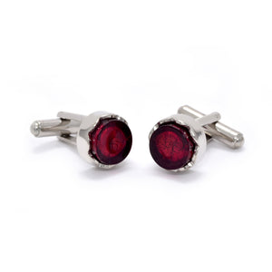 Sebastian Cufflinks in Ruby - Giorgio Mandelli® Official Site | GIORGIO MANDELLI Made in Italy