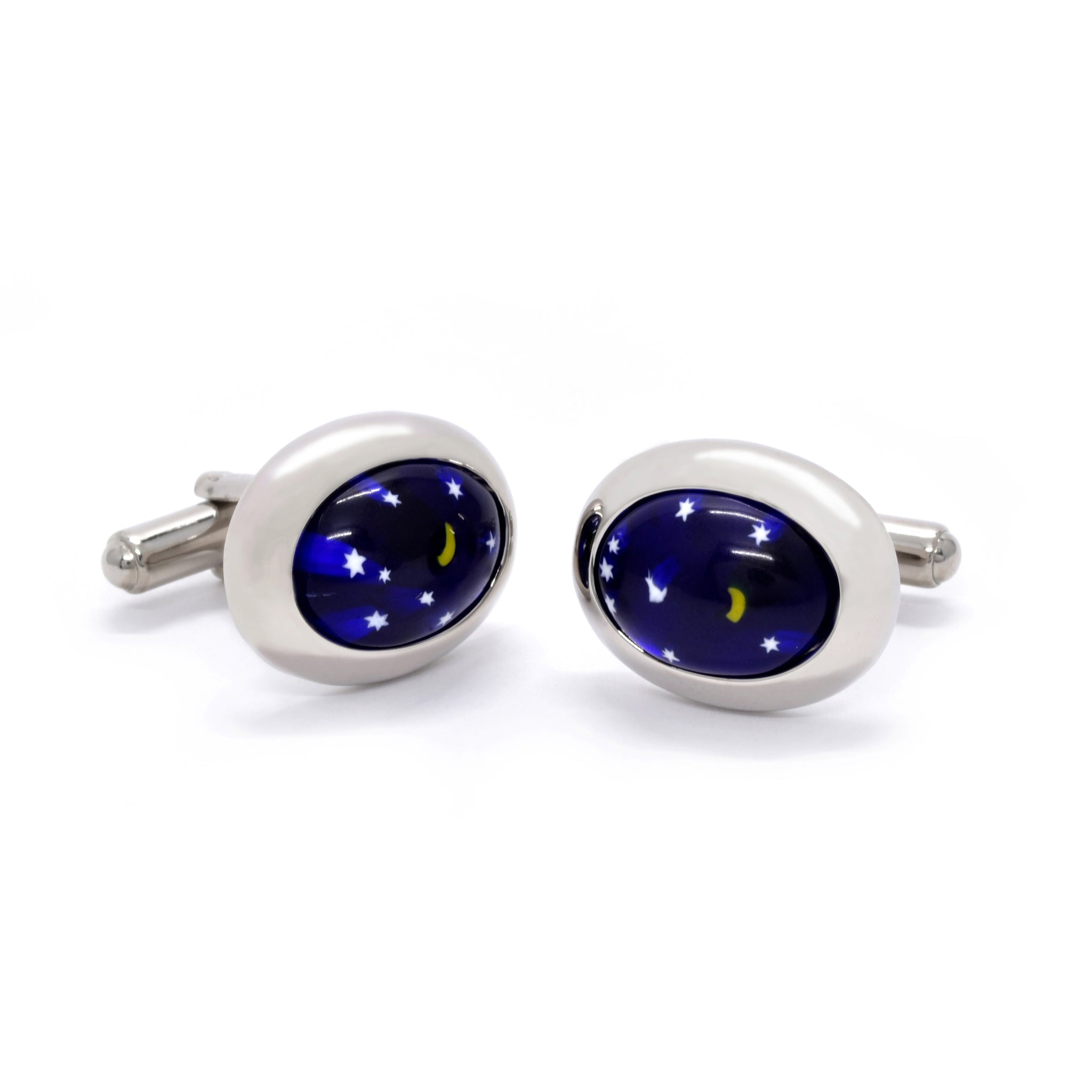 Ventura Cufflinks in Starry Night - Giorgio Mandelli® Official Site | GIORGIO MANDELLI Made in Italy