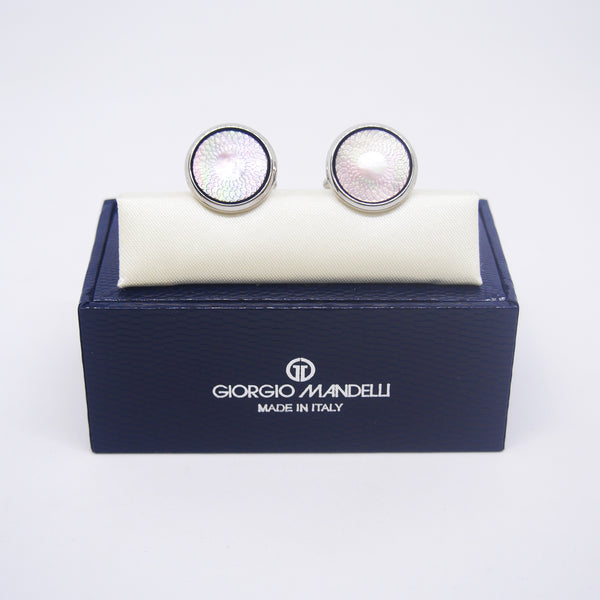 Jerome Cufflinks with Black Shell - Giorgio Mandelli® Official Site | GIORGIO MANDELLI Made in Italy