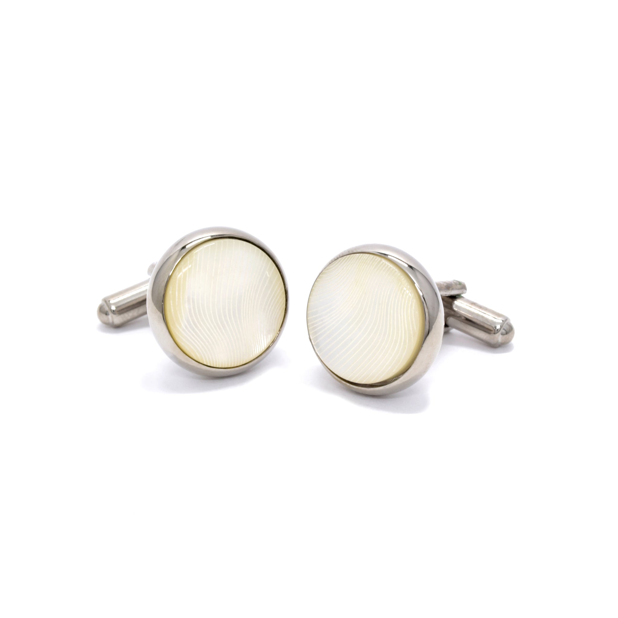 Lloyd Cufflinks with Mother of Pearl - Giorgio Mandelli® Official Site | GIORGIO MANDELLI Made in Italy