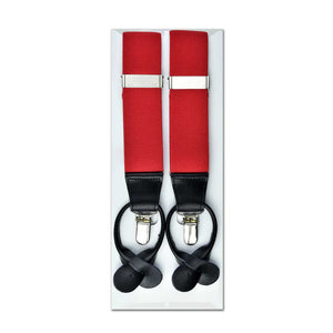 MISSOURI Theo Suspenders in Ferrari Red - Giorgio Mandelli® Official Site | GIORGIO MANDELLI Made in Italy