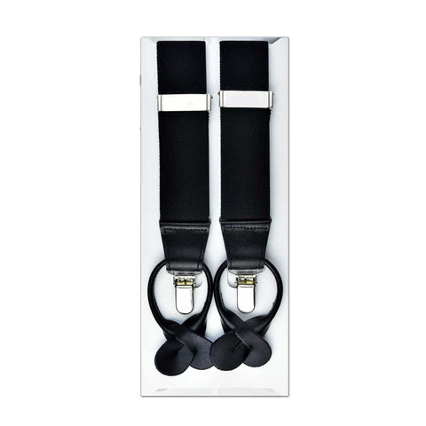 MISSOURI Theo Suspenders in Black - Giorgio Mandelli® Official Site | GIORGIO MANDELLI Made in Italy