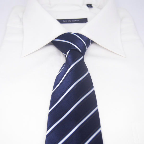 Lined Casey Tie in Mirage Blue - Giorgio Mandelli