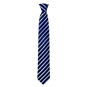 Lined Morgan Tie in Blue - Giorgio Mandelli