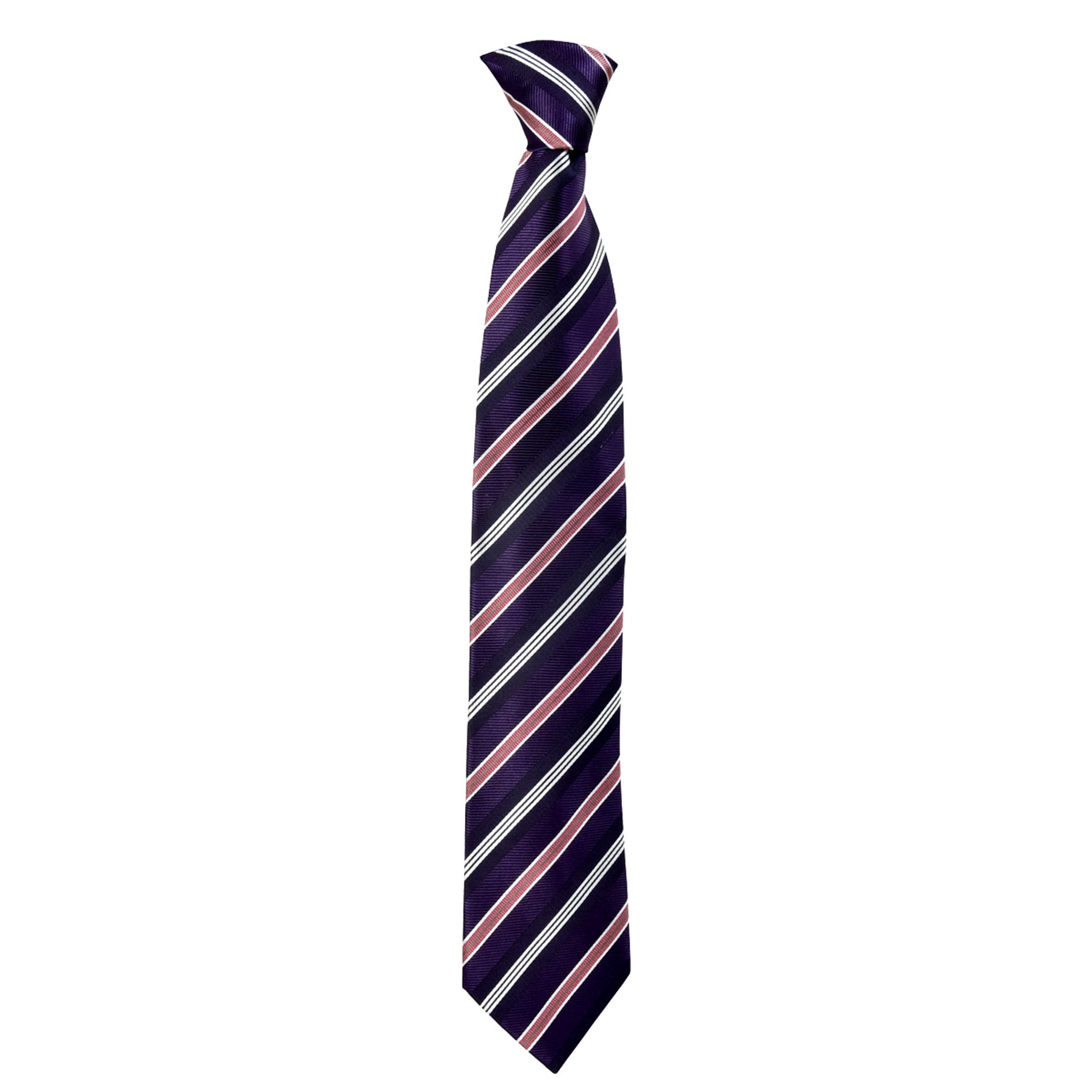 Lined Gordon Tie in Purple - Giorgio Mandelli
