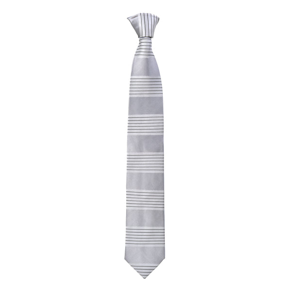 Lined Finn Tie in Grey - Giorgio Mandelli