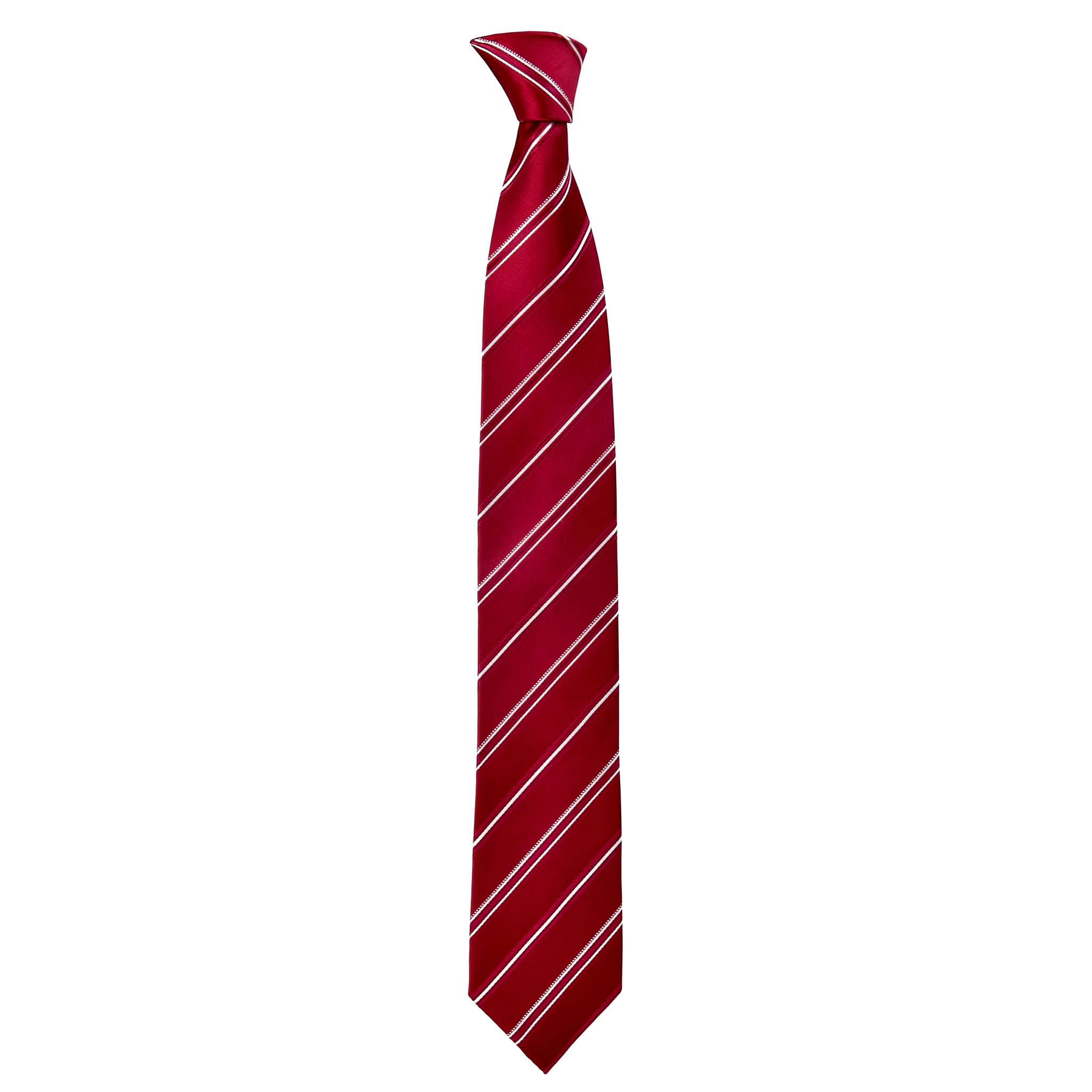 Lined Zane Tie in Red - Giorgio Mandelli