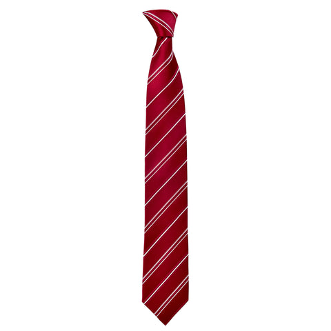 Lined Zane Tie in Red - Giorgio Mandelli