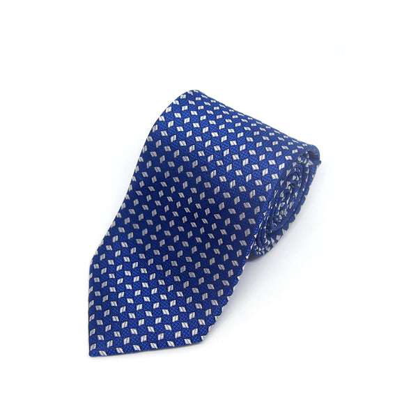 Printed Lawson Tie in Blue - Giorgio Mandelli