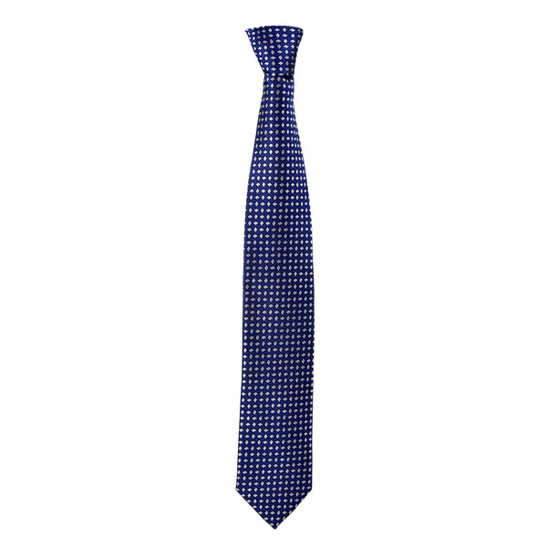 Printed Lawson Tie in Blue - Giorgio Mandelli