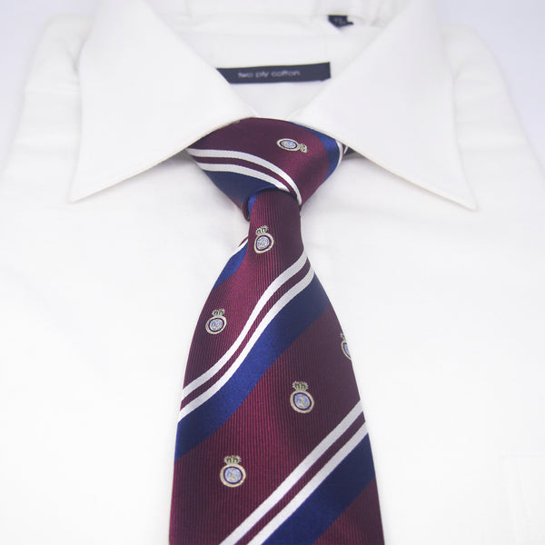 Printed Lane Tie in Burgundy Red - Giorgio Mandelli® Official Site | GIORGIO MANDELLI Made in Italy
