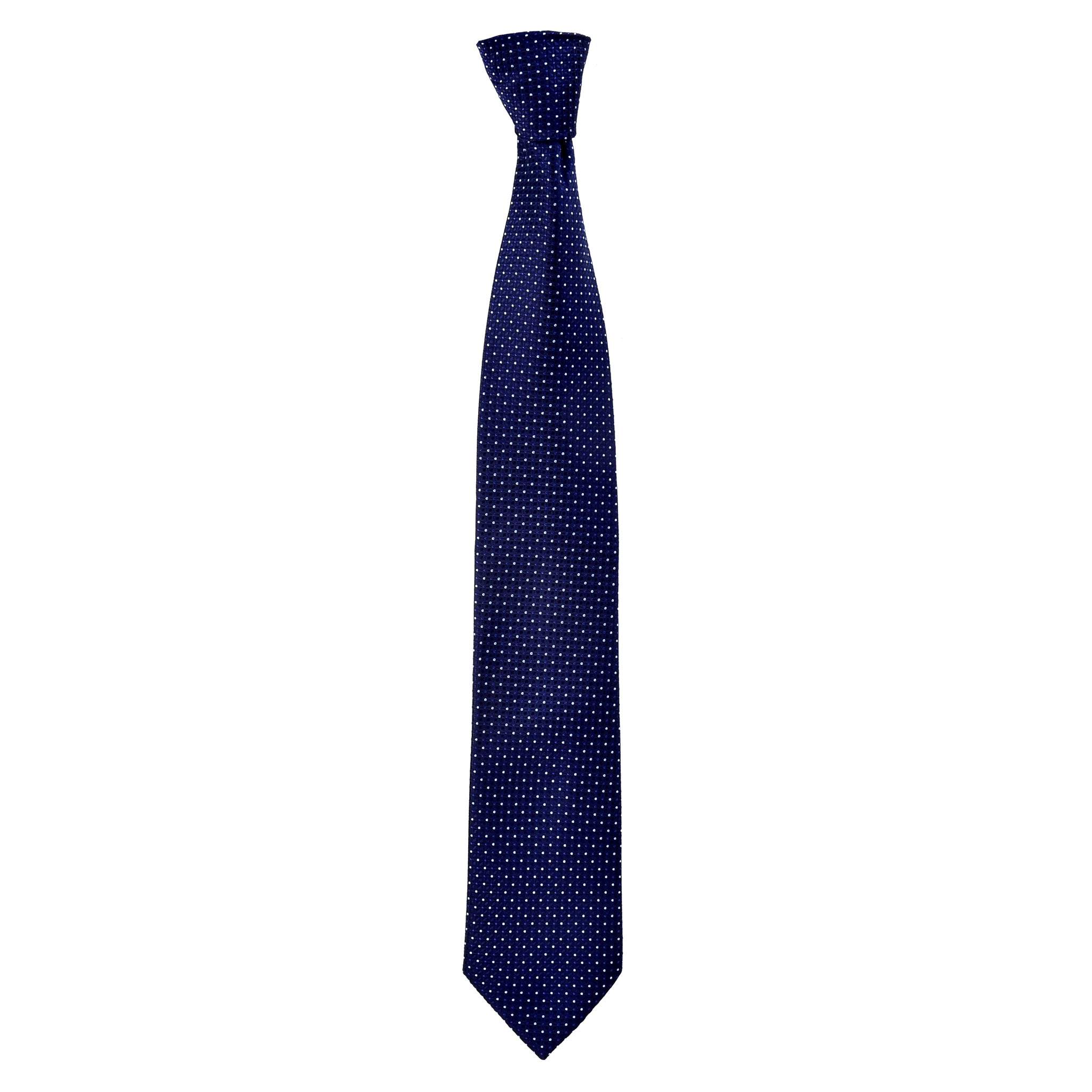 Spotted Walter Tie in Navy Blue - Giorgio Mandelli® Official Site | GIORGIO MANDELLI Made in Italy