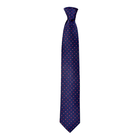 Printed Kane Tie in Blue - Giorgio Mandelli® Official Site | GIORGIO MANDELLI Made in Italy