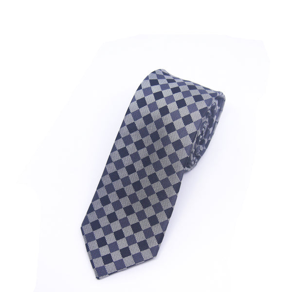Skinny Printed Ford Tie in Grey - Giorgio Mandelli® Official Site | GIORGIO MANDELLI Made in Italy