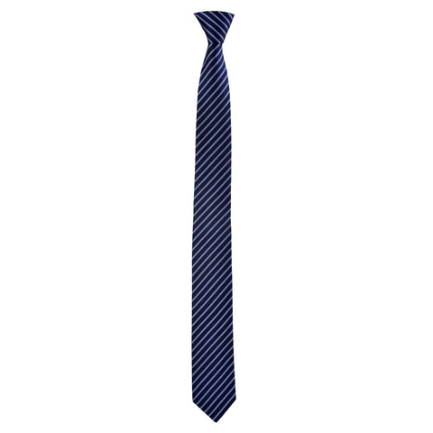 Skinny Lined Haig Tie in Blue - Giorgio Mandelli® Official Site | GIORGIO MANDELLI Made in Italy