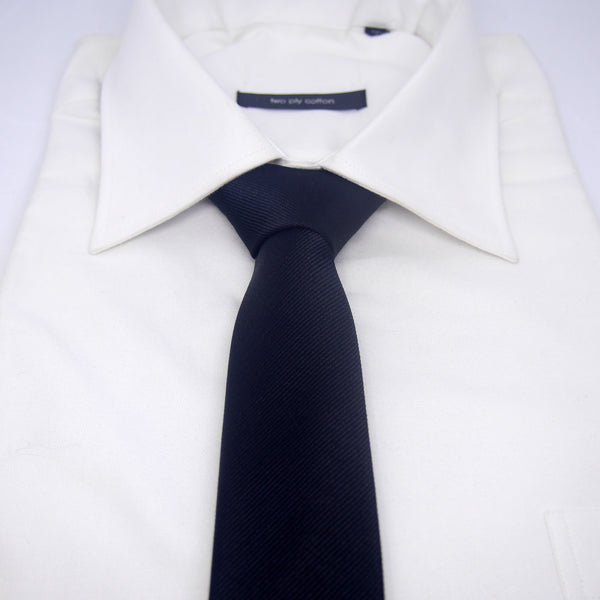 Skinny Oswald Tie in Black - Giorgio Mandelli® Official Site | GIORGIO MANDELLI Made in Italy